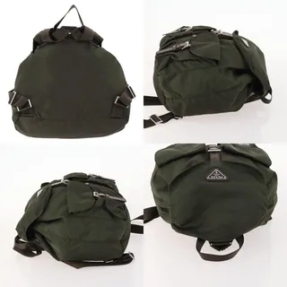 Photo of Prada Nylon Backpack Khaki Green