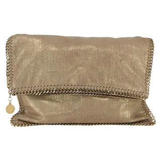 Photo of Stella Mccartney Polyester Falabella Clutch Bag Gold