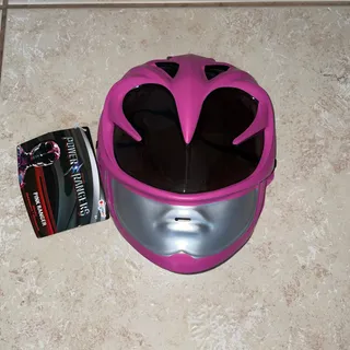 Photo of CHILD PINK POWER RANGER 2017 MOVIE VACUFORM FACE MASK HALLOWEEN COSTUME NEW