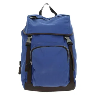 Photo of Prada Saffiano Galleria Backpack Blue