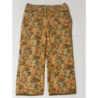 Photo of Saks Fifth Ave Real Clothes Vintage Floral Pants, Size 8
