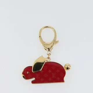 Photo of Louis Vuitton Bijoux Sac Animalia Lapin Charm Metal Red