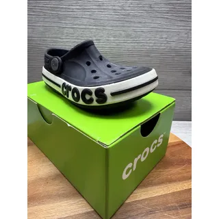 Photo of Crocs Kids Bayaband Clog Slip On Comfort Water Shoes Black 205100 Size C10