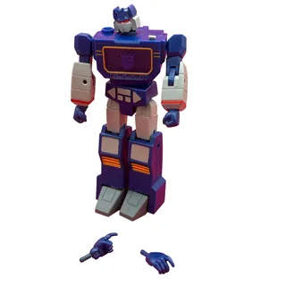 Photo of Transformers R.E.D G1 Sound-wave (Missing Cassette) With Hands