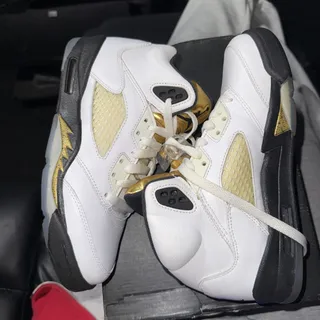 Photo of Size 5.5 Y Nike 440888–133 Jordan 5 Retro Olympic 2016
