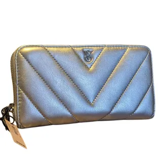 Photo of NWT Victoria's Secret Large Wallet w/zip in Silver