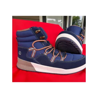 Photo of Land's End Navy/Tan Transitional Insulated Winter Outdoor Boots Men's Size 11.5D