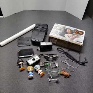Photo of Mixed Electronics Junk Drawer Lot FlexWork Massager VHS Rewinder Reseller Bundle