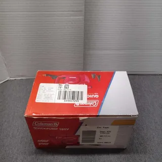 Photo of Coleman QuickPump 120V Electric Air Pump Open Box Inflator Red