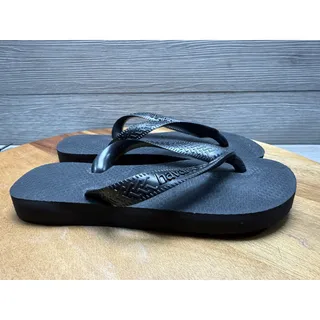 Photo of HAVAIANAS Flip Flops Sandals - Black Size 11-12T