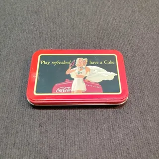 Photo of Coca-Cola Play Refreshed Have a Coke Tin Box 2000 Vintage Collectible