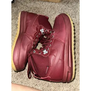 Photo of Size 7 (GS) - Nike Lunar Force 1 Mid Team Red LEP