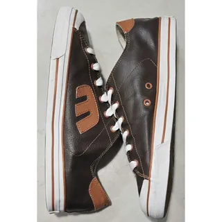 Photo of Etnies Bernie Skate Shoes Men's Size 12 Brown Tan Leather
