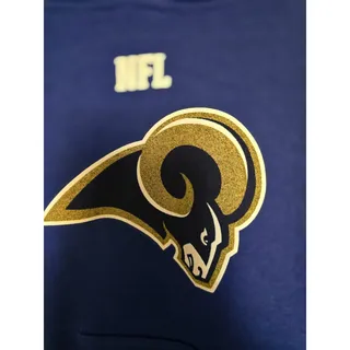 Photo of Los Angeles Rams Hoodie Kids Size 7 Large Blue NFL Team Apparel Pullover NWT