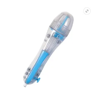 Photo of PoyoKee 2.6mm Perler Beads Pen Dispenser Tool for Fuse Beads 2 pack, blue, pink