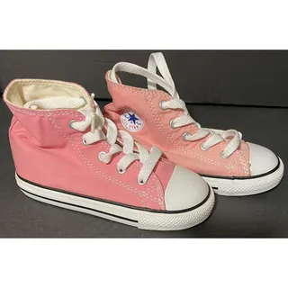 Photo of Converse Shoes Toddler Girls 9 Chuck Taylor All Star Sneakers 7J234 Pink Canvas