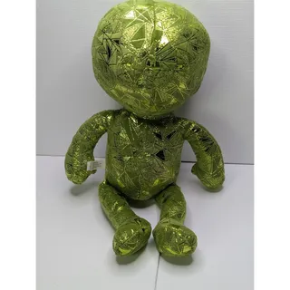 Photo of Caravan Softoys Cosmo 2 Green Sparkle Alien Plush 16" Metallic Stuffed Toy