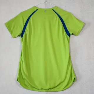 Photo of Nike Fit Dry Short Sleeve T-Shirt, Neon Green YOUTH Size L 14/16, PRE-OWNED