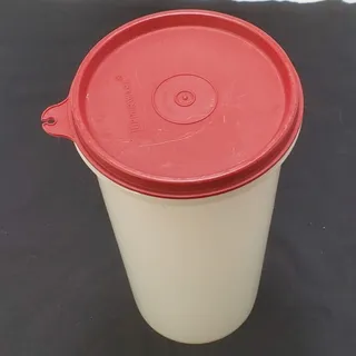 Photo of Vintage Tupperware 48 oz Handolier Container w/Lid 261 215 48 oz PRE-OWNED