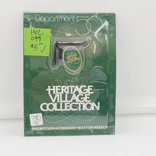 Photo of VTG Dept 56 Promotional Banner Accessory The Heritage Village Collection NEW