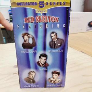 Photo of Vintage Red Skelton Greatest Comedy Shows VHS, 5-Tape Set **SEALED**