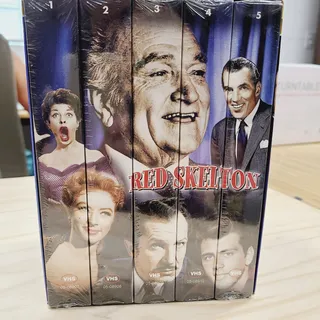 Photo of Vintage Red Skelton Greatest Comedy Shows VHS, 5-Tape Set **SEALED**