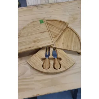 Photo of Picnic at Ascot Bamboo Cheese Charcuterie Board with PRE-OWNED