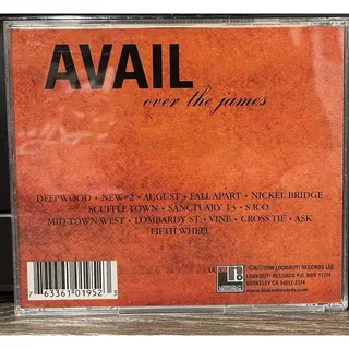 Photo of Avail - Over The James CD Album (Lookout! 1998) VG Rare Preowned Out Of Print