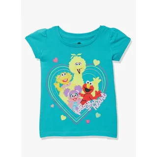 Photo of Sesame Street Baby Girls' Short Sleeve Tee Shirt 12 Months
