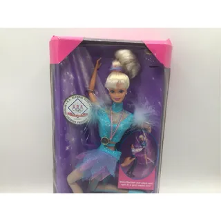 Photo of Vintage 1997 Olympic USA Skater Barbie Doll Nagano Winter Games NIB Mattel 1850