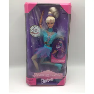 Photo of Vintage 1997 Olympic USA Skater Barbie Doll Nagano Winter Games NIB Mattel 1850