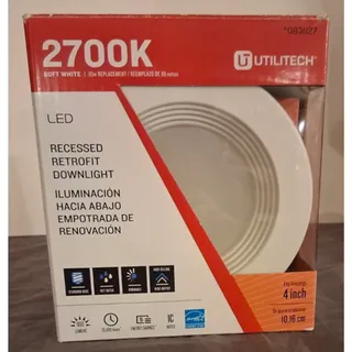 Photo of Utilitech 4" LED Recessed Retrofit Downlight 2700K Soft White Ceiling Light New