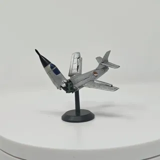 Photo of Vintage Kaiyodo Time Slip Glico F-86D Sabre Dog Miniature Figure