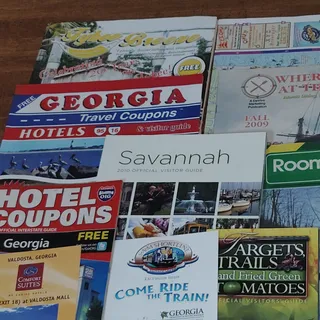 Photo of 2009 St. Marys Georgia Travel Ephemera Lot - Vintage Pamphlets & Brochures