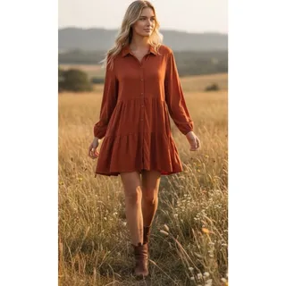 Photo of New Directions Shirt Dress Get ready for autumn Size 3X Plus