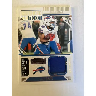 Photo of Buffalo Bills 2 Card Lot Josh Allen Celebration Ray Davis Rookie Patch RC