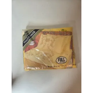 Photo of Lady Pepperell Vintage NoIron Muslin FullFitted Sheet Yellow Floral 54x75 in NEW