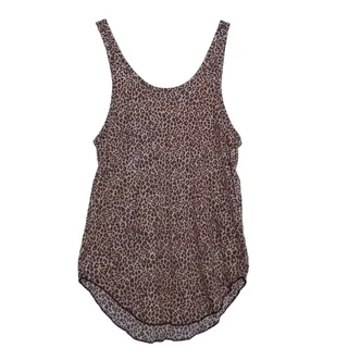 Photo of Victoria's Secret PINK Leopard Print Sleep Tank Top Size Medium