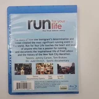 Photo of RUN FOR YOUR LIFE The Fred Lebow Story BLU-RAY DISC (Very Good)