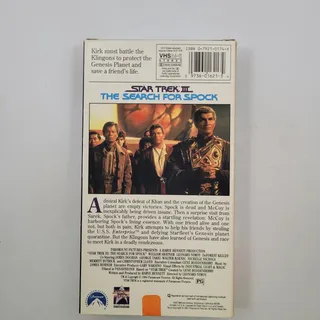 Photo of Star Trek 3-Search for Spock (VHS, 1984) (Very Good)
