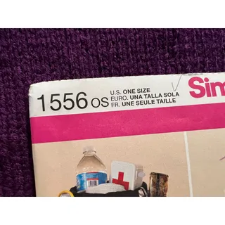 Photo of Simplicity 1556 pattern bucket organizer caddy zipper pouch  