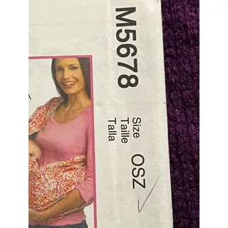Photo of McCalls Sewing pattern 5678 baby carriers