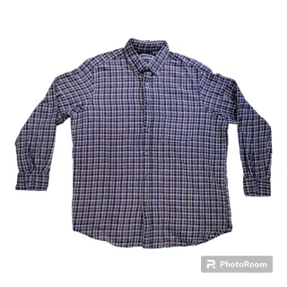 Photo of Club Room Mens XL Long Sleeve Flannel 100 Cotton Classic Fall Cozy Winter EUC