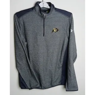 Photo of Under Armour ColdGear Colorado Buffaloes 1/4 Zip Pullover Jacket Mens Medium M