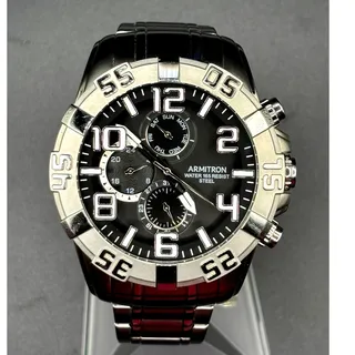 Photo of Armitron 20/5168SV Multifunction Black Dial Stainless Steel Men's 51mm Watch