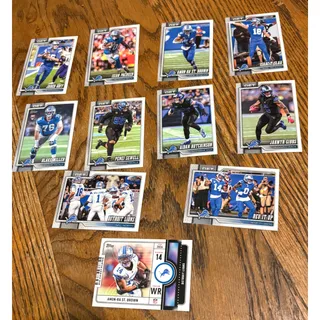 Photo of 2026 Topps Lions 11 Card Lot Amon-Ra Gibbs Goff Hutchinson + Pacheco