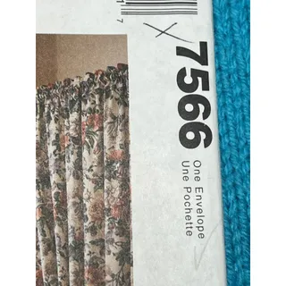Photo of McCalls 7566 home Pattern bathroom essentials shower curtain tank seat cover 