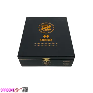Photo of Ozgener Karatoba Toro Empty Wooden Cigar Box 6.75x8x2.5