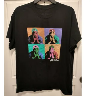 Photo of Poetic Justice Tupac T Shirt Men Size 2XL Black Pop Art Graphic 2Pac Movie Promo