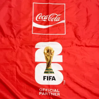 Photo of World Cup FIFA Fan Fest Coca Cola Flag / Cape